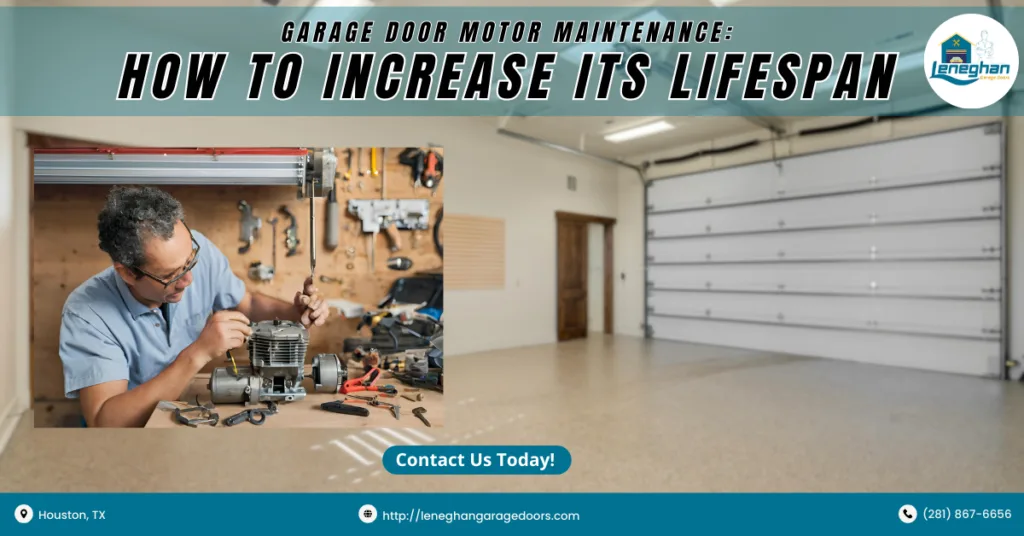 garage door motor maintenance