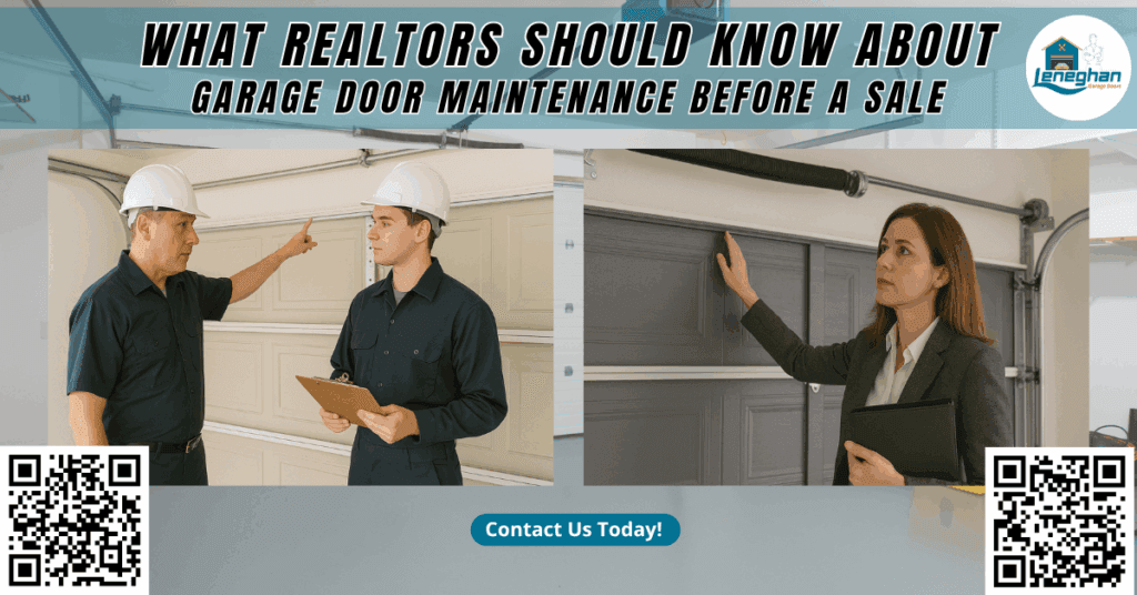 What Realtors Should Know About Garage Door Maintenance Before a Sale - Leneghan Garage Doors