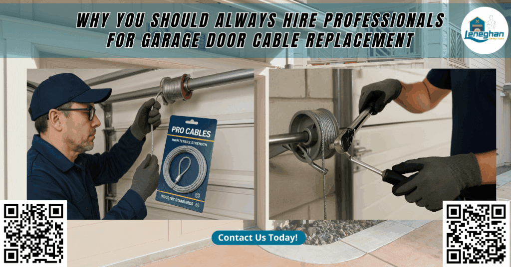 Why You Should Always Hire Professionals for Garage Door Cable Replacement - Leneghan Garage Doors