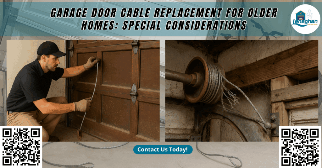 Garage Door Cable Replacement for Older Homes: Special Considerations - Leneghan Garage Doors