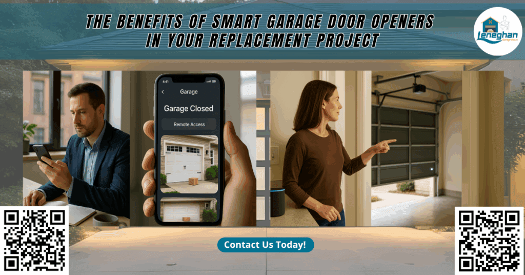 The Benefits of Smart Garage Door Openers in Your Replacement Project - Leneghan Garage Doors