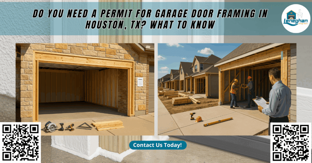 Do You Need a Permit for Garage Door Framing in Houston, TX? What to Know - Leneghan Garage Doors