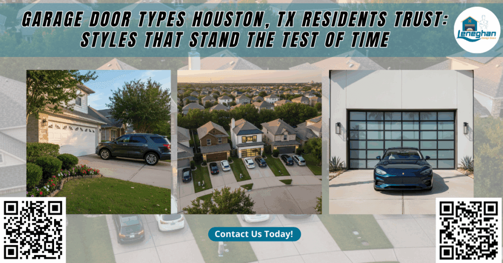 Garage Door Types Houston, TX Residents Trust: Styles That Stand the Test of Time - Leneghan Garage Doors