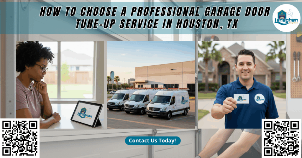 How to Choose a Professional Garage Door Tune-Up Service in Houston, TX - Leneghan Garage Doors