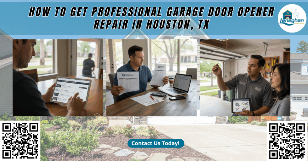 How to Get Professional Garage Door Opener Repair in Houston, TX - Leneghan Garage Doors